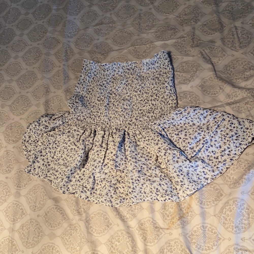 floral flowing skirt